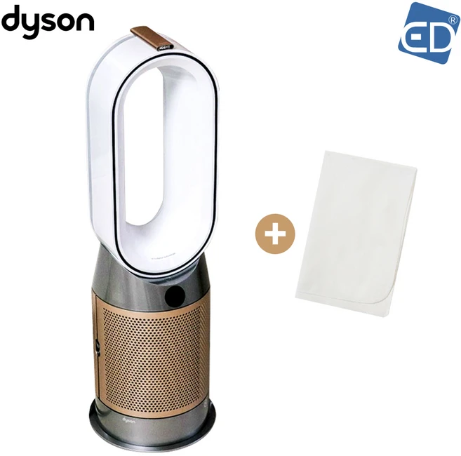 [국내AS 정품] 다이슨 퓨어 쿨 포름알데히드 공기청정기 HP09(화이트/골드) +포켓융 /ED, 01 다이슨 HP09 공기청정기(화이트/골드)