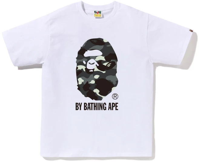 베이프 시티 카모 로고 반팔 티셔츠 A BATHING APE