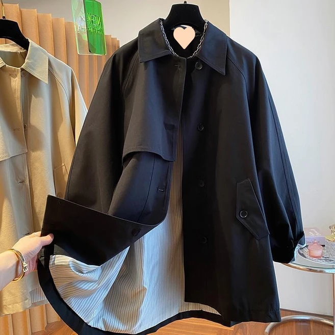 휠렉스 여성 카라넥 고급 데일리 패션 트렌치코트 JT409