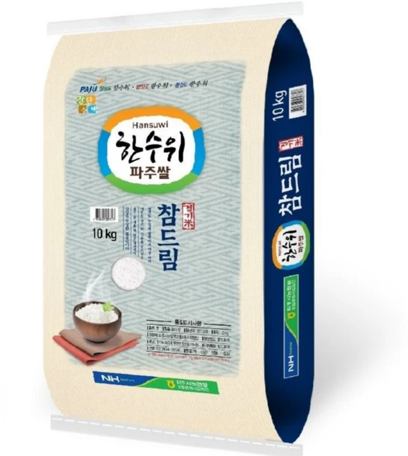 [2024년산][최근도정] 한수위파주쌀 참드림 10kg 1개