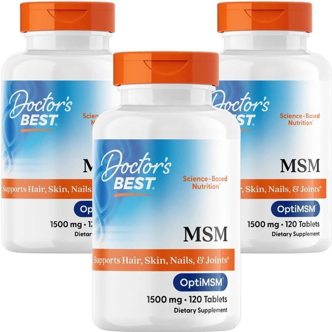 닥터스베스트 MSM 1500mg 타블렛, 120정, 3개