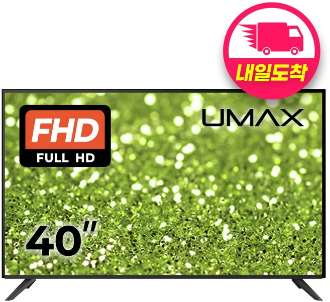 유맥스 FHD LED TV, MX40F, 고객직접설치, 스탠드형, 101cm(40인치)