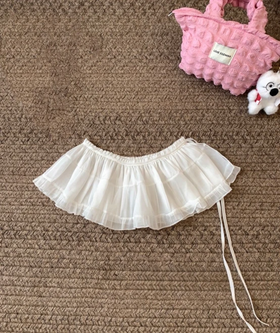 러블리 사계절템 플레인레이어드랩스커트