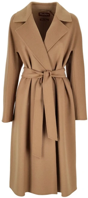 막스마라 벨트 랩 스타일 코트