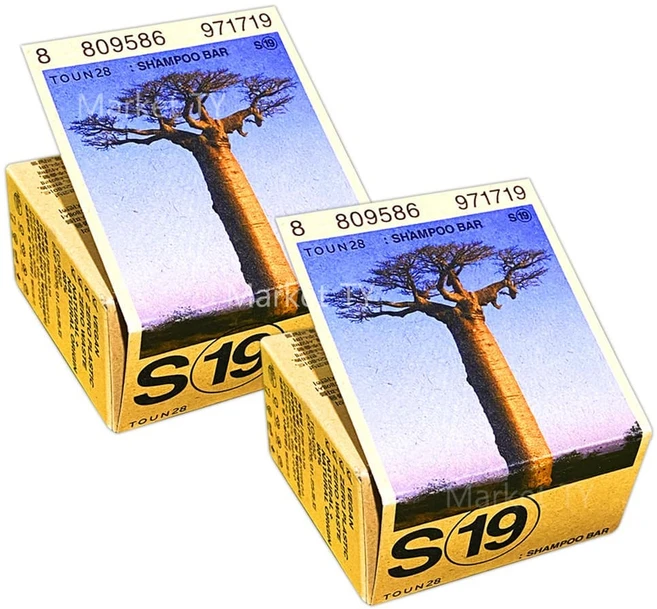톤28 머리감을거리 샴푸바 S19 바오밥나무오일, 2개, 85g