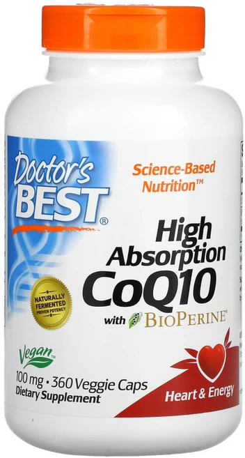 닥터스베스트 하이 앱솔션 CoQ10 100mg 베지 캡, 1개, 360정