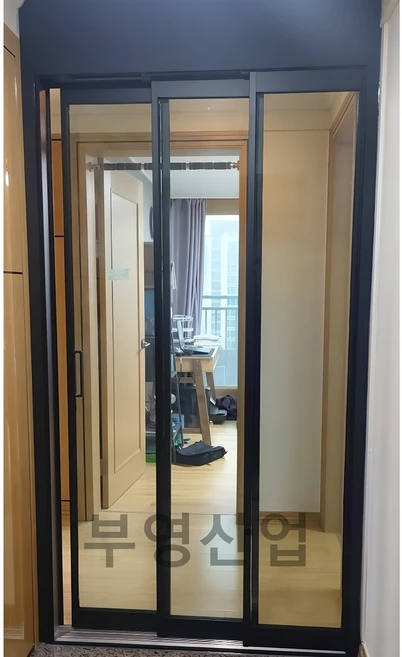 [부영산업] 현관중문 3연동 중문 일자형, 1개