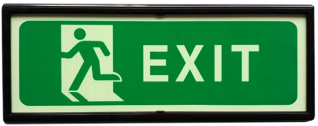 SM화이어테크 [특별할인전] 축광(야광) 비상구 피난구 유도표지판 축광표지 액자형 고휘도, 1개