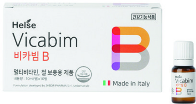 헬세 비카빔 B 마시는 액상 철분제 & 멀티 비타민 영양제, 10ml, 1개