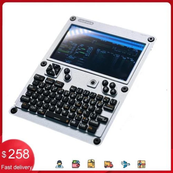 RPICM4 프로그래머용 개발자 및 침실 콘솔 재고 판타지 Lite 실제 인디 uConsole 게임 키트, 2) NonWIFI only