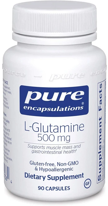 퓨어인캡슐레이션 L-글루타민 500mg 캡슐, 90정, 1개