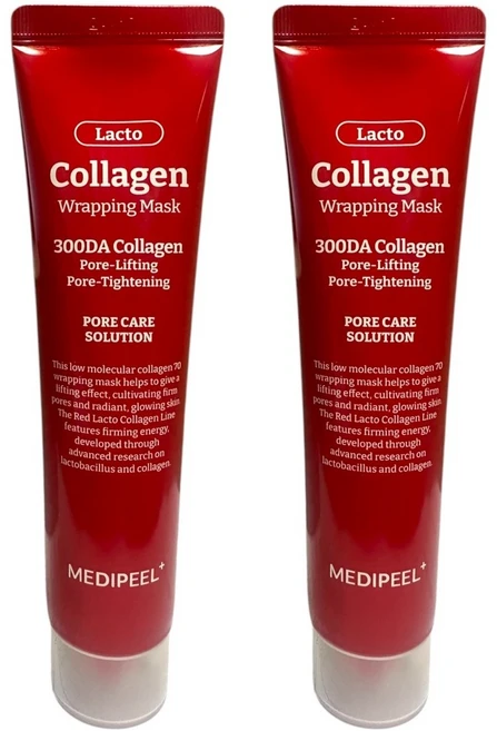 메디필 레드 락토 콜라겐 랩핑 마스크팩 70ml, 1개입, 2개