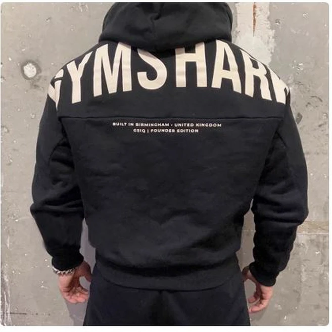 짐샤크 GYM SHARK 파운더스 후디 남녀공용 웨이트 피트니스 헬스 후드 티셔츠