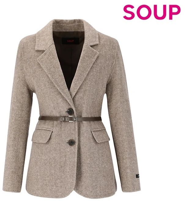 SOUP 헤링본 테일러드 핸드메이드 재킷 (SYAJK85)