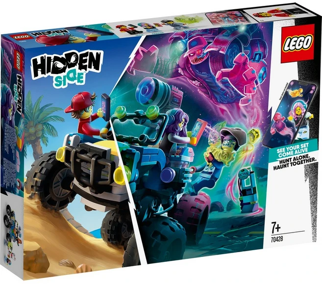 레고 히든사이드 잭의 해변 버기카 70428, 혼합 색상, 1개