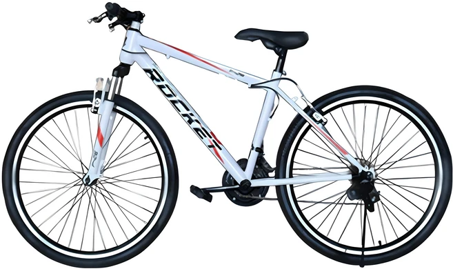 닥터바이크 2022년형 MTB 자전거 F-26S ROCKET, 화이트 + 레드, 170cm, 1개