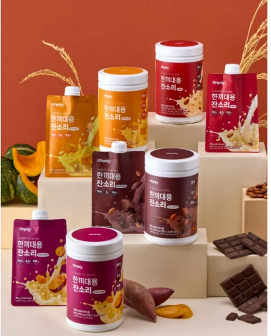 오필리 한끼대용 잔소리 단백질 쉐이크 대용량(600g) 곡물맛, 1개, 600g