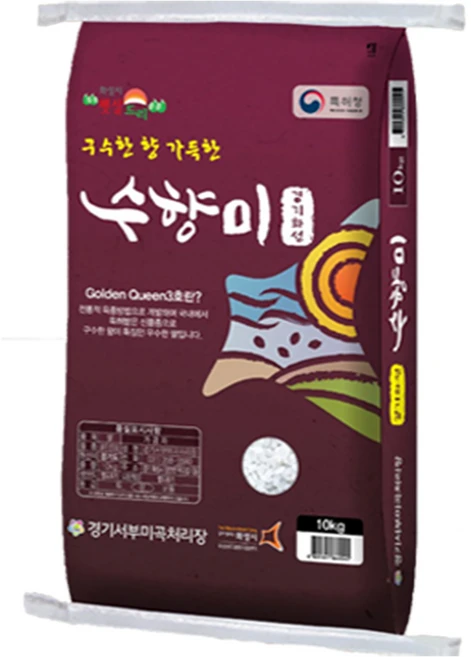 2024년 햅쌀 쌀가족 수향미 쌀 골든퀸 3호 누룽지 향 10kg (상등급), 상등급, 1개