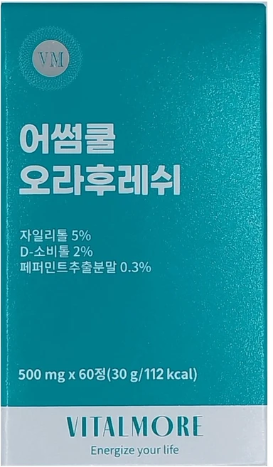 어썸쿨 오라후레쉬 구강유산균, 2개, 60정