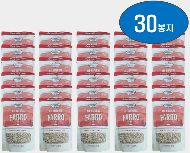 그레인 온 파로(엠머 밀) 280g 30팩 고대곡물, 30개