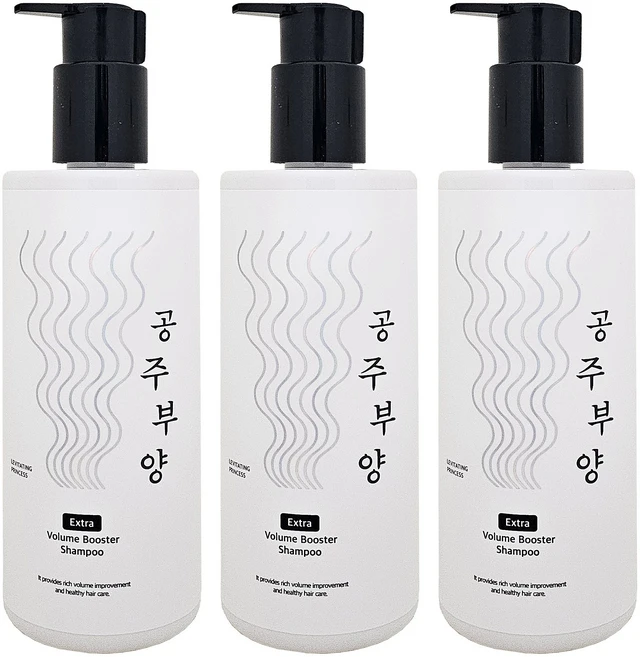 가히 공주부양 엑스트라 볼륨 부스터 샴푸, 3개, 500ml