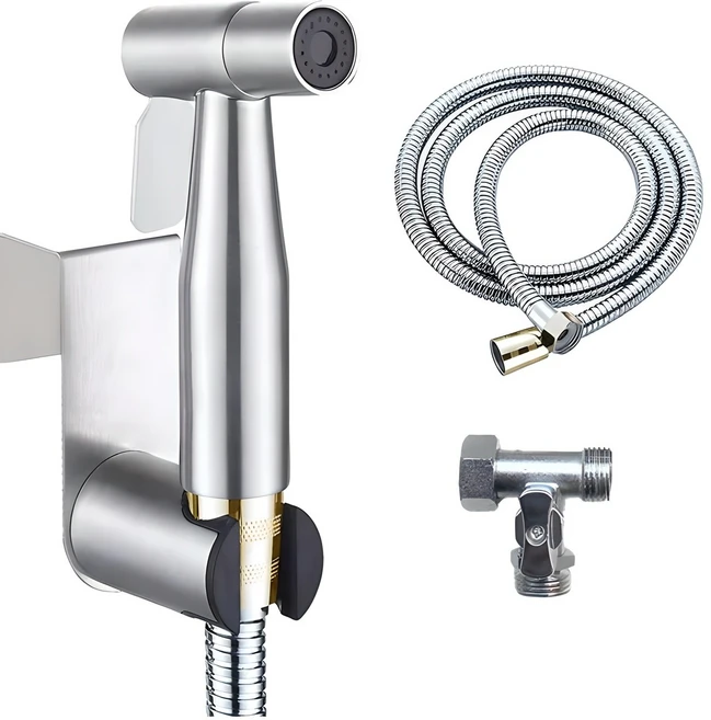 리빙리뉴 욕실 청소용 샤워기 비데 스프레이건 4종 세트, 1세트