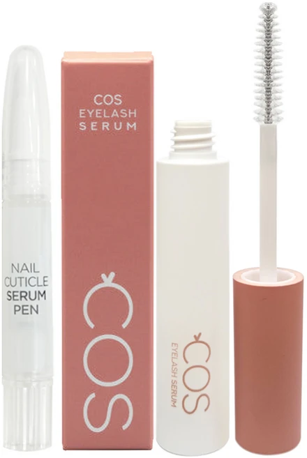 [오늘출발] COS 코스 아이래쉬 세럼 에센스 속눈썹영양제 마스카라타입+고급오일펜, 투명, 1개, 10ml