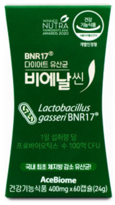 비에날17 비에날씬 다이어트 유산균 캡슐, 60정, 1개