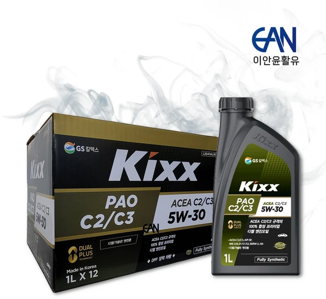 킥스파오 C2C3 5W30 1L 디젤용 엔진오일, 7개
