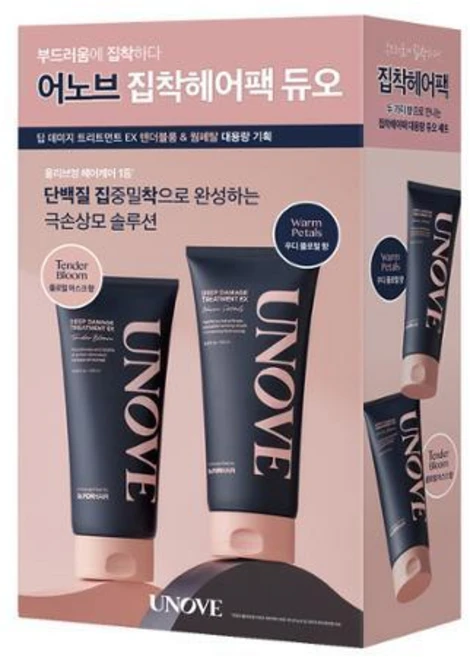 [정품][1+1 기획] 어노브 딥 데미지 트리트먼트 이엑스 100ml, 2개