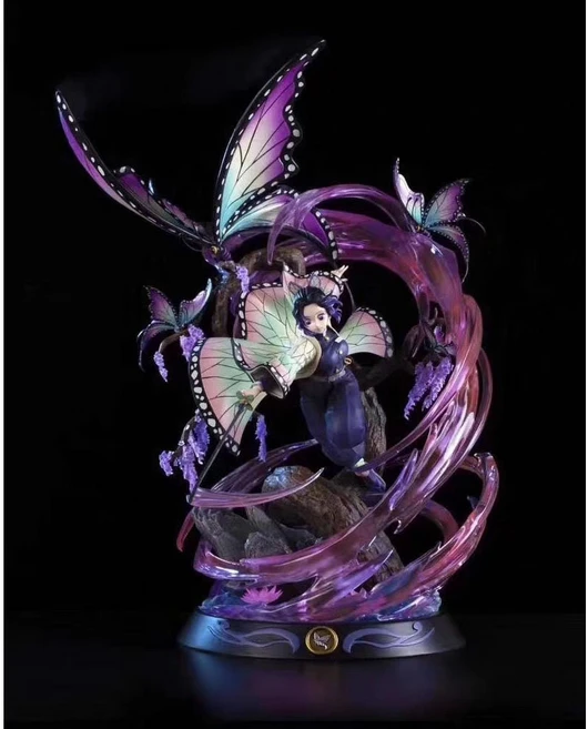 귀멸의칼날 코쵸우 시노부 피규어 GK 벌레의 호흡 나비의 춤 일본애니 귀살대 대륙의실수, A. 보라, 1개