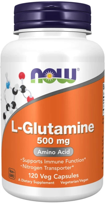 나우푸드 L-글루타민 500mg 베지 캡슐, 120정, 1개