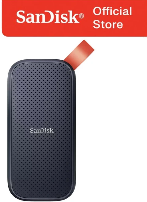 샌디스크 외장 SSD E30 포터블 대용량 고성능, 블랙, 1TB
