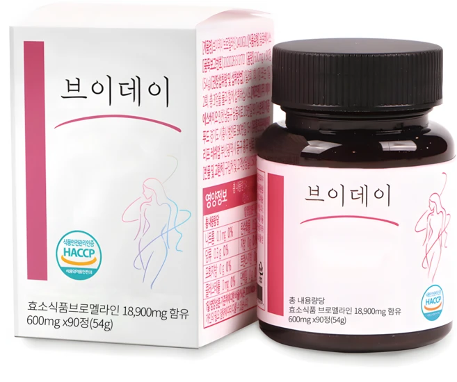 브이데이 브로멜라인 고함량 600mg 90정, 1개