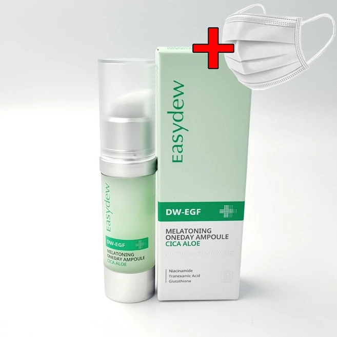 이지듀 디더블유 이지에프 멜라토닝 원데이 앰플 시카 알로에 15ml + 덴탈마스크, 1개