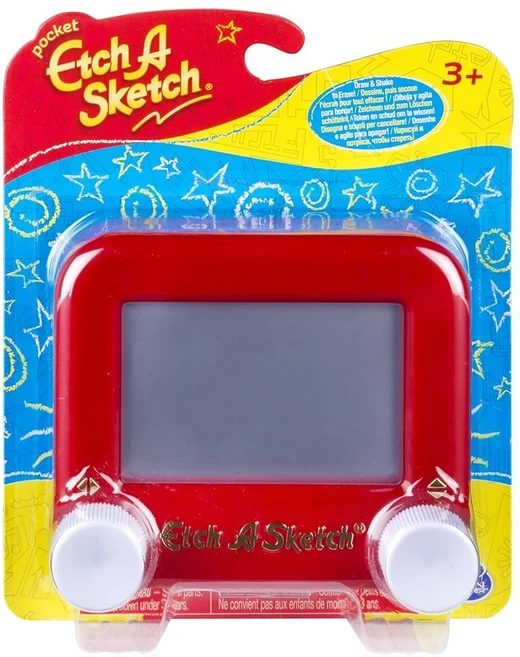 Spin Master Etch A Sketch 클래식 미니 포켓 버전, 1개