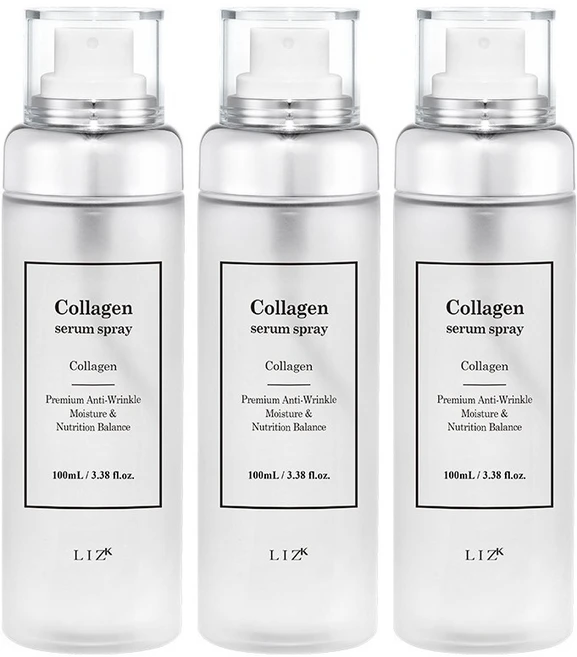 리즈케이 얼굴에 뿌리는 콜라겐 세럼 앰플 미스트 100ml 3개 물광 수분 보습 진정