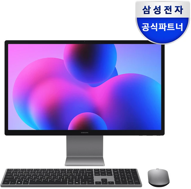 삼성 올인원 프로 DM970AGA-L71AR 14세대 울트라7 4K UHD 27인치(68.6cm) 일체형PC 올인원 컴퓨터, 그레이, 올인원 Pro, 1TB, 32GB, WIN11 Home