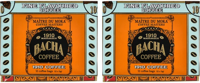 BACHA COFFEE 1910 커피 기프트박스, 144g, 12개입, 2개