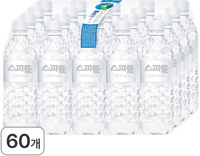 스파클 생수 무라벨, 500ml, 60개