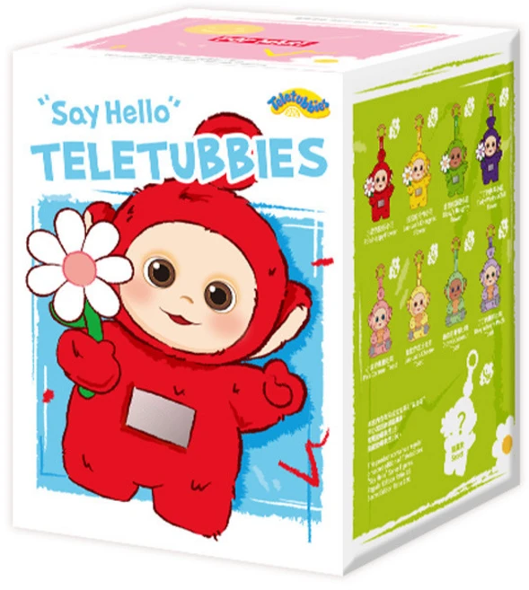 정품 팝마트 텔레토비 안녕 시리즈 피규어 인형 키링 랜덤박스 선택가능, 1개