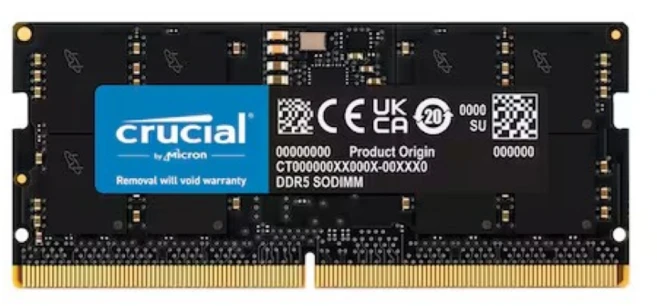 마이크론 Crucial 노트북 DDR5-5600 CL46 대원씨티에스 (16GB) -M, 1개