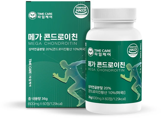 메가 콘드로이친 60정 상어연골분말, 1개