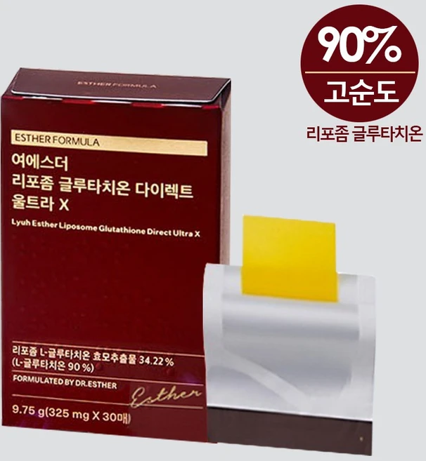 에스더포뮬러 여에스더 리포좀 글루타치온 다이렉트 울트라 X 30p, 30회분, 9.75g, 1개