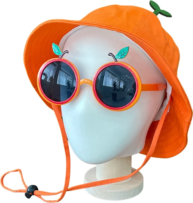 베르트폴 감귤 모자 선글라스 세트, 감귤 모자 58호 + 감귤선글라스, 1개