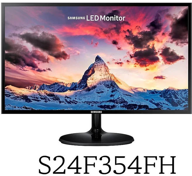 중고 삼성전자 24인치 모니터S24F354FH HDMI단자 노트북 CCTV 연결 가능