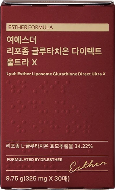 에스더포뮬러 여에스더 리포좀 글루타치온 다이렉트 울트라 X, 30회분, 9.75g, 1개