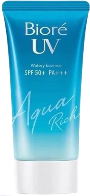 비오레 선크림 워터리젤 에센스 SPF50, 50g, 6개