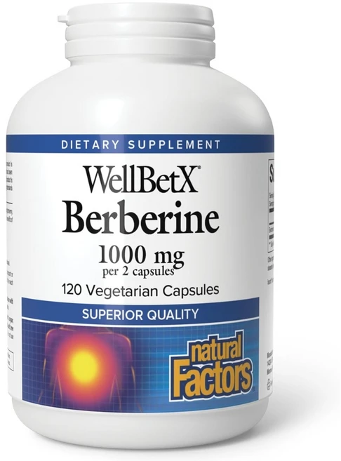 네추럴팩터스 웰벳X 베르베린 1000mg 베지테리안 캡슐, 120정, 1개