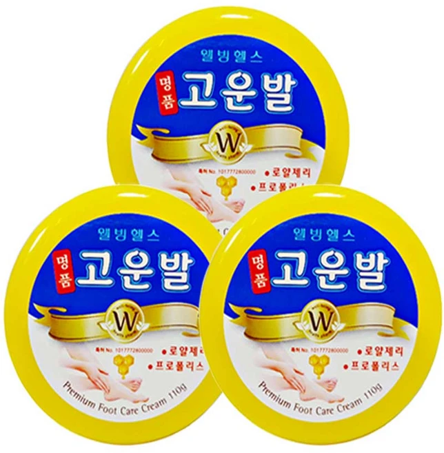 고운발 웰빙헬스팜 명품 크림, 110g, 3개